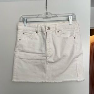 White American Eagle Denim Skirt